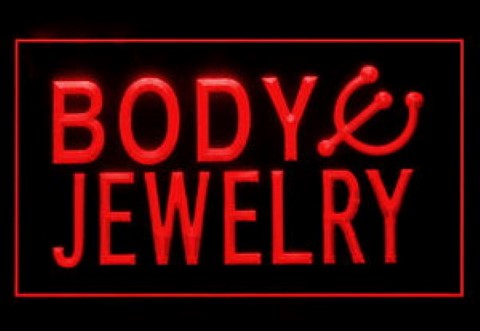 Body Jewelry Piercing Shop LED Neon Sign